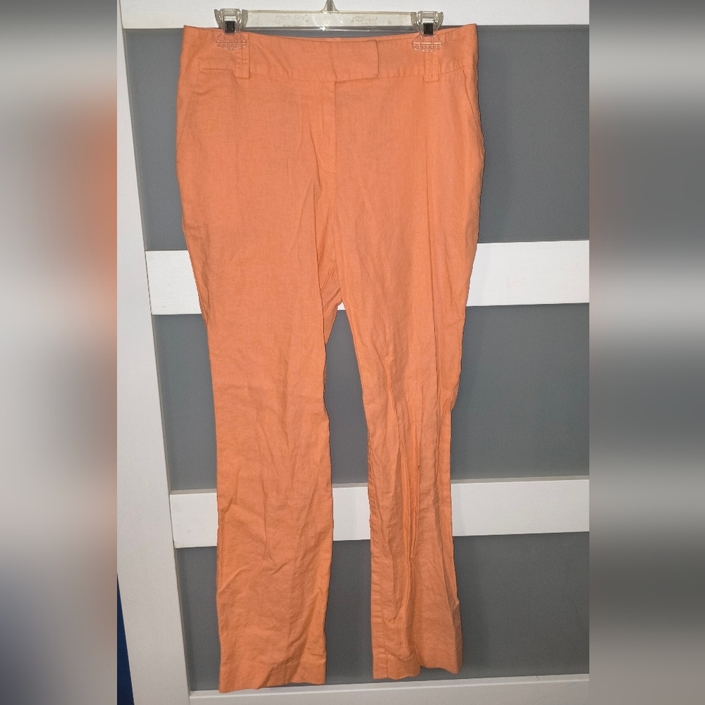 Cato Women's Straight Leg Pants in Coral
